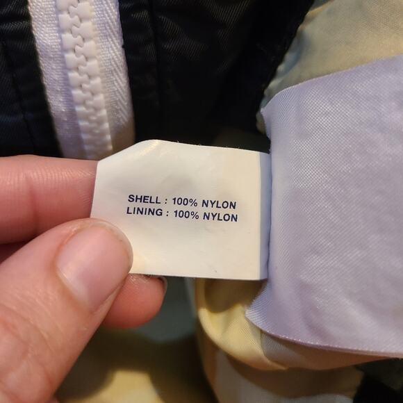 Gap size small women's jogger wind jacket black white striped - Picture 7 of 10